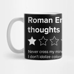 Thinking about the Roman Empire One Star - Roman Empire thoughts Mug